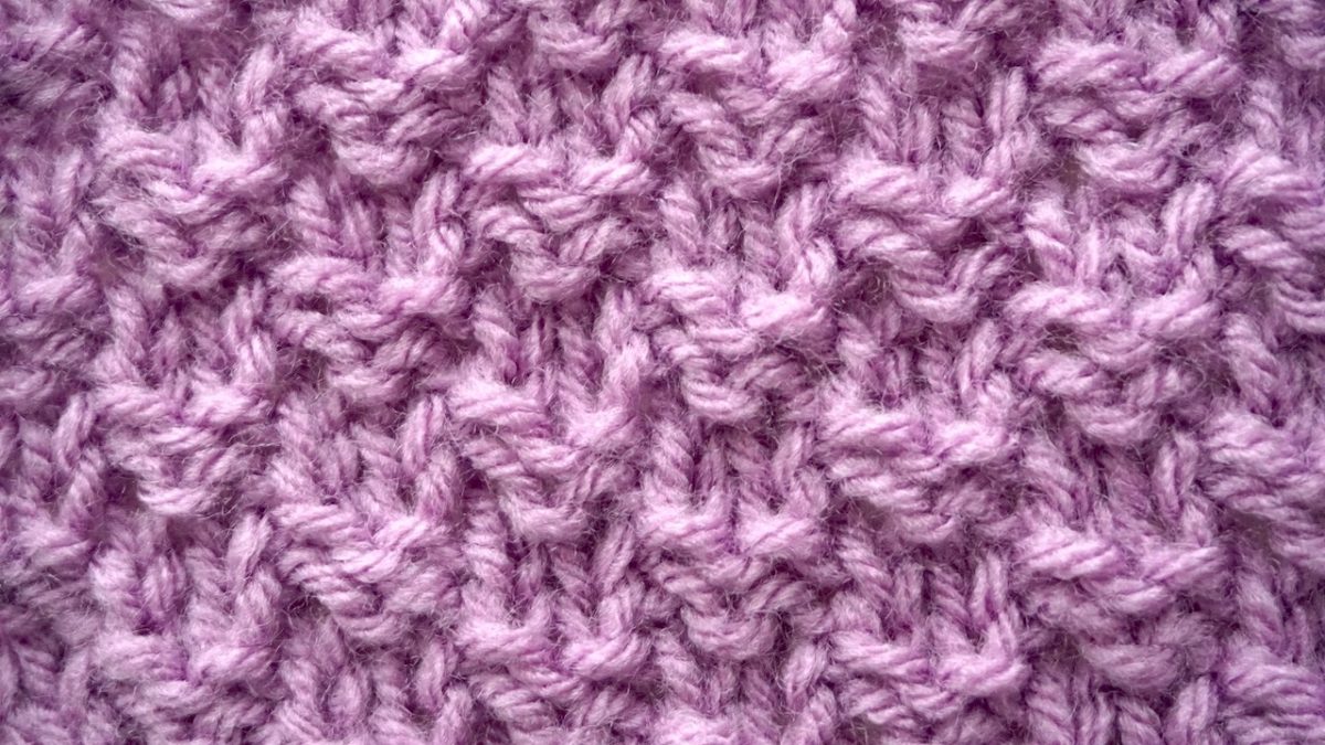 Double Moss Stitch for Beginners