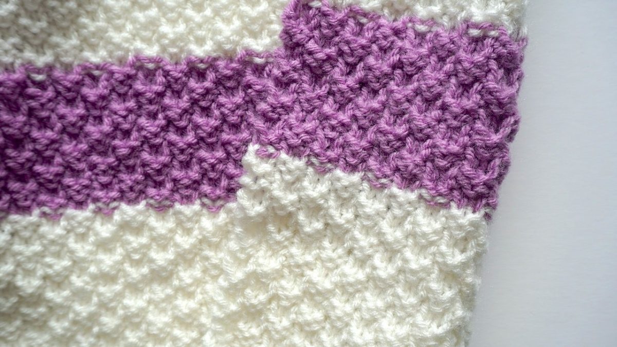 Double Moss Stitch for Beginners