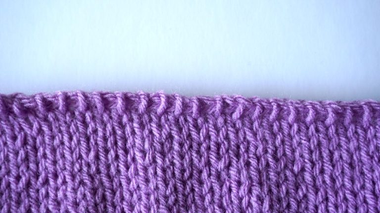 How to finish knitting