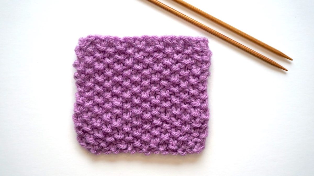 Knitting Seed Stitch the Easy Way