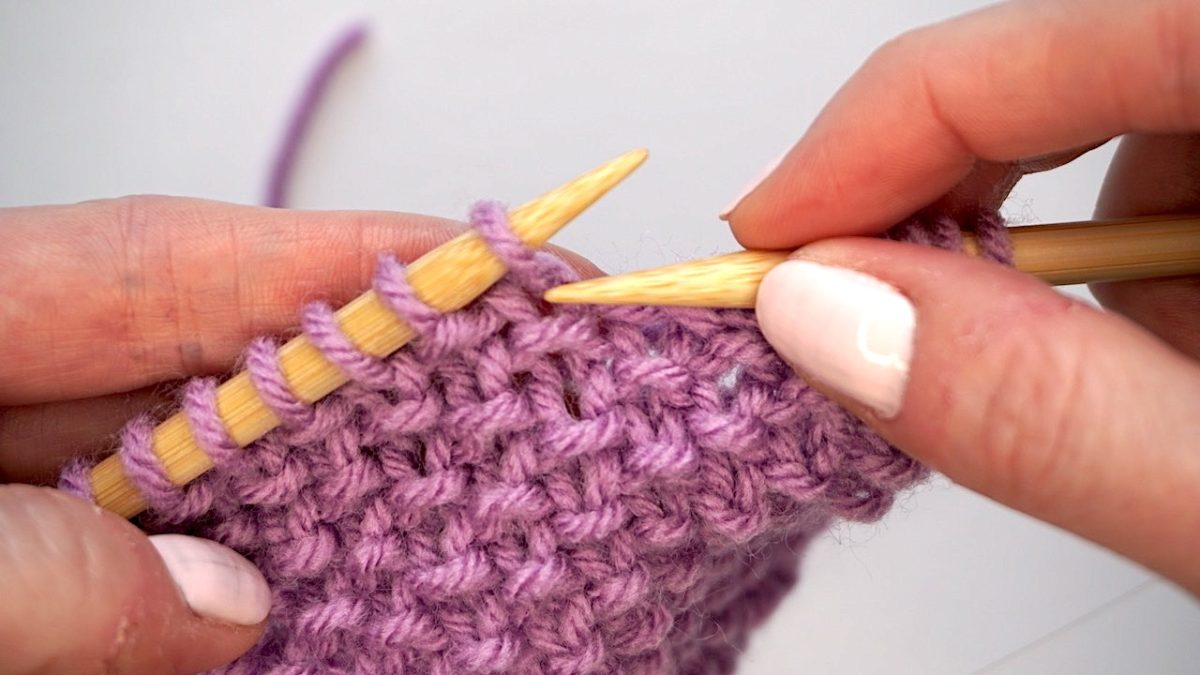 Knitting Seed Stitch the Easy Way