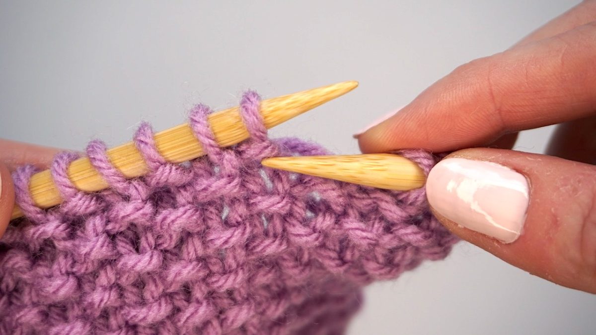 Knitting Seed Stitch the Easy Way