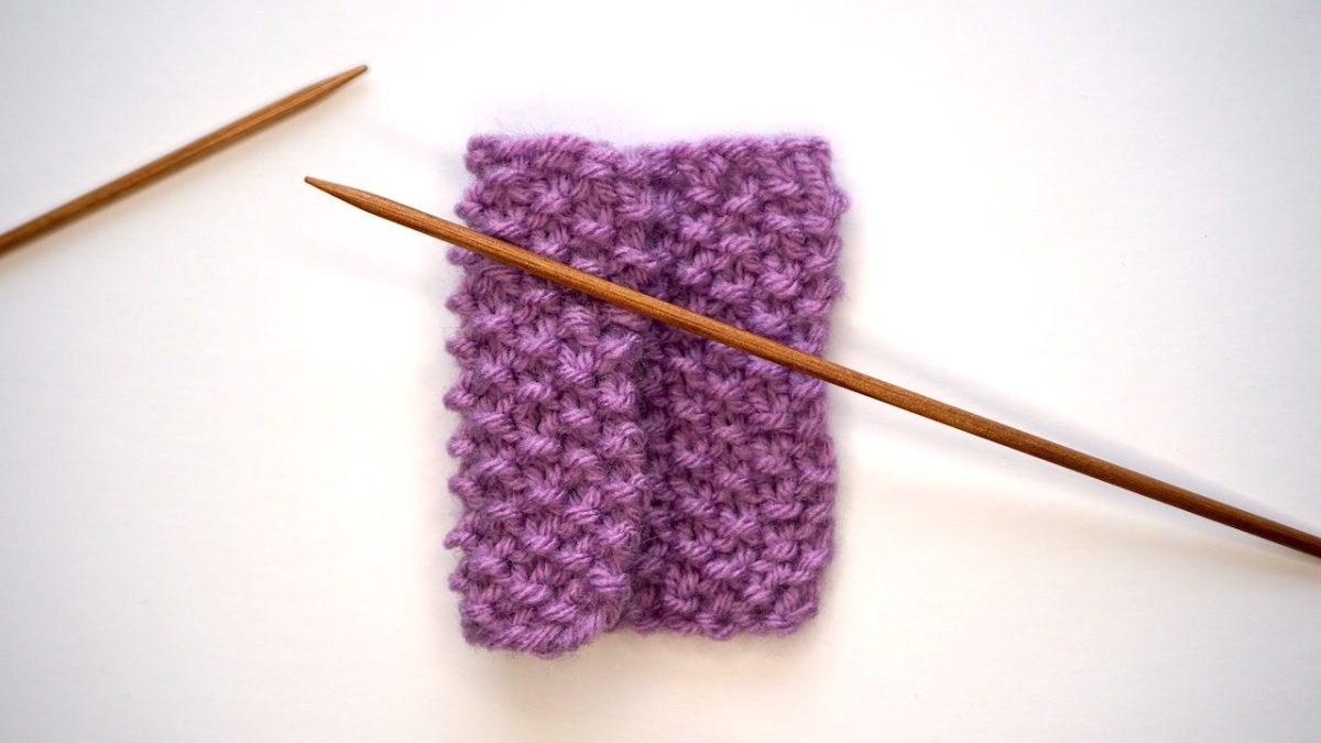 Knitting Seed Stitch the Easy Way